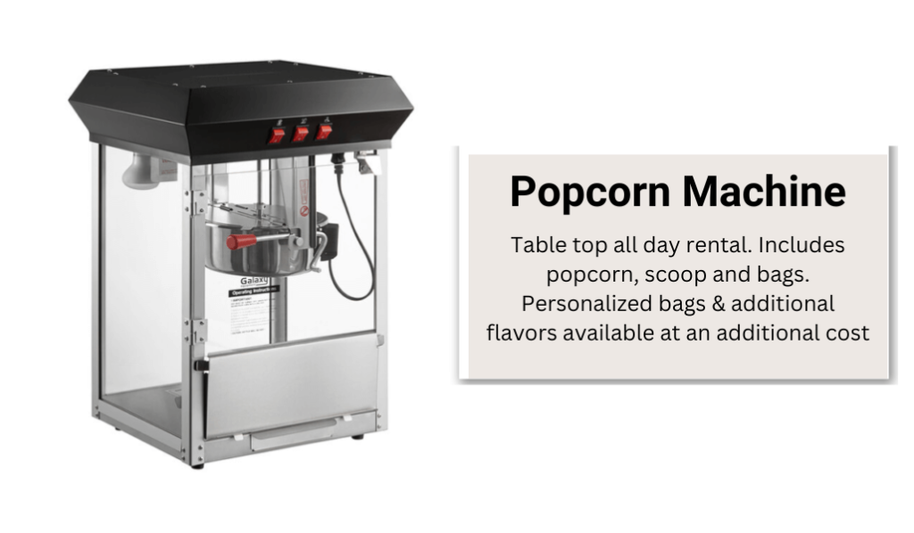 Popcorn Machine by dedicated to events