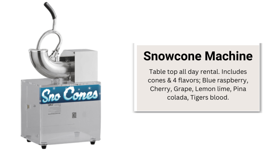 Snowcone Machine